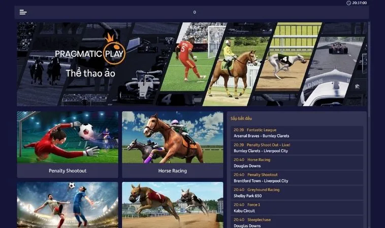 Giao diện cá cược sảnh đua ngựa SM66